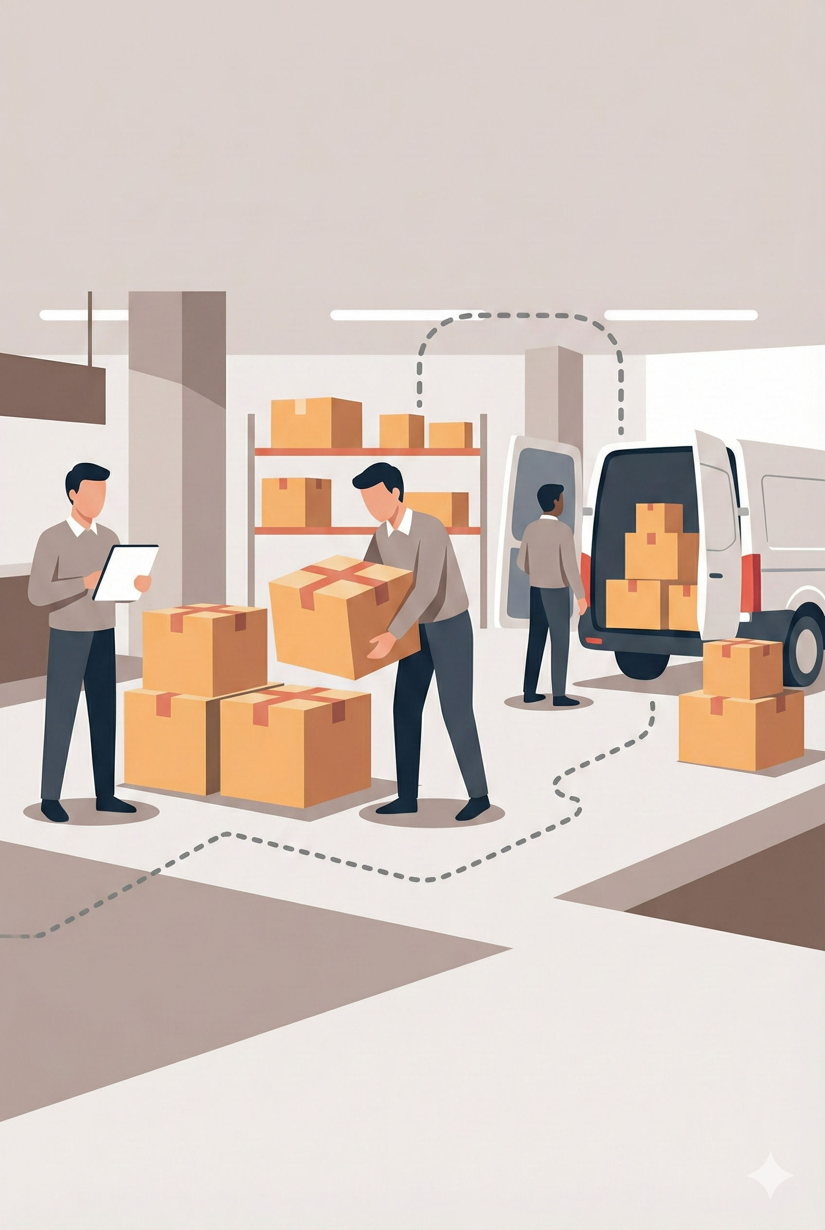 Assembling furniture near its final spot in the home